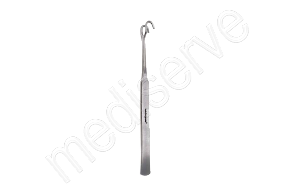 MS 863 - Tracheal Hook/Retractor Blunt Two Prongs